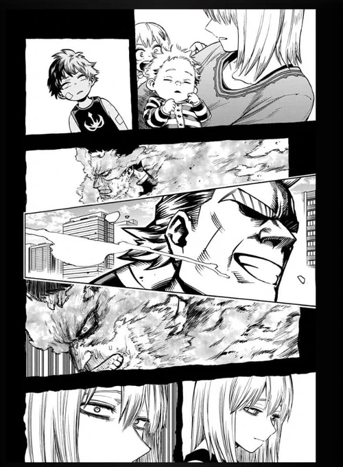 #mha301these pages didn't even need any dialogue. still painful. still very telling. 