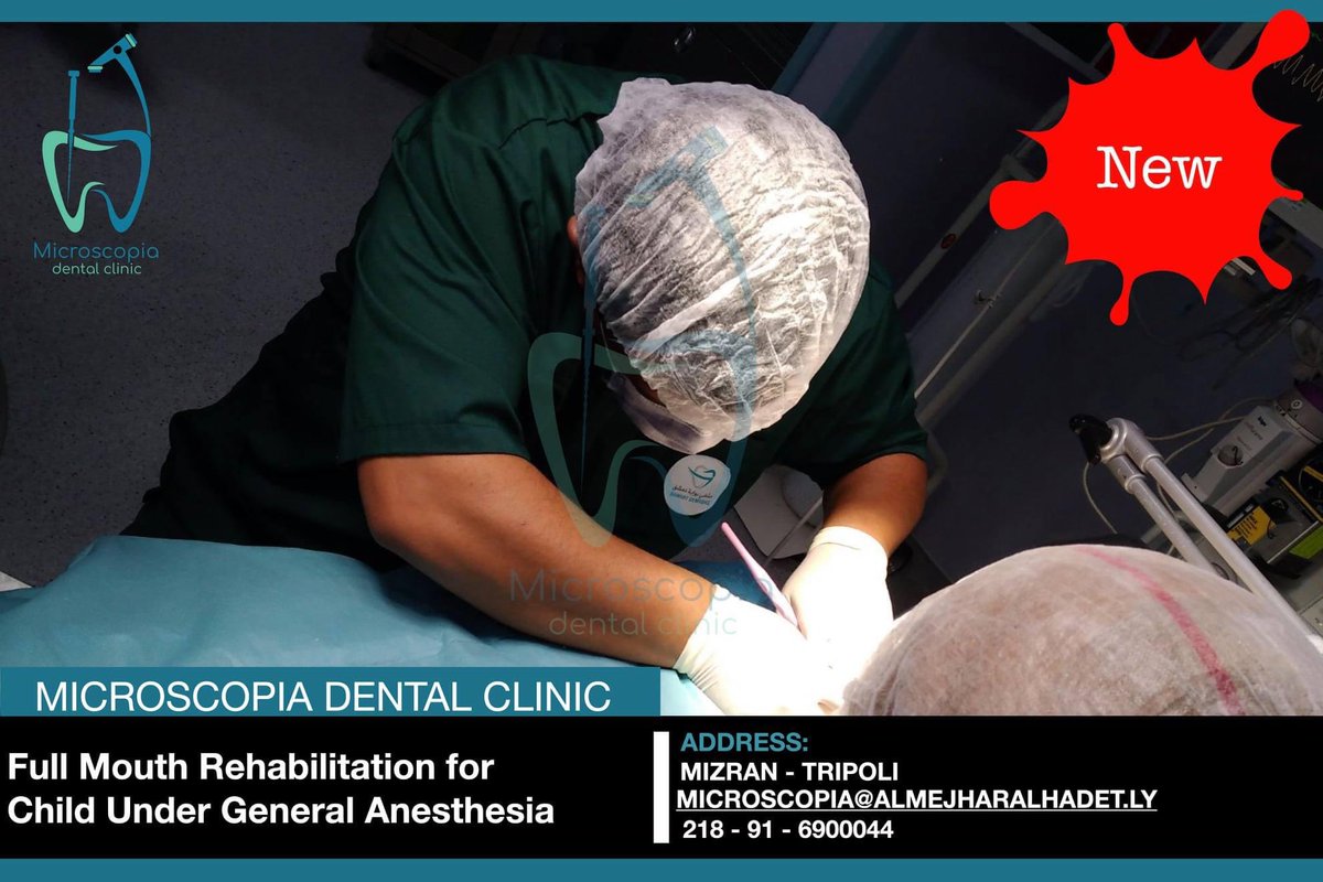 Microscopia2020's tweet photo. قد يصعب إجراء علاج الأسنان للأطفال الذين يخافـون من طبيب الأسنان أومن كرسي الأسنـان وكذلك لذوي الاحتيـاجـات الخاصة .

فـي عيـادة ميـكروسـكوبيـا وبالتعـاون  مع فريـق متكامل  من اخصائي علاج طب الاطفال 

يمكن أن يـكون التخدير العام أحـد الخيارات البديلة لتخفيـف الألم في طـب الأطفال https://t.co/lsuPxn3ygk