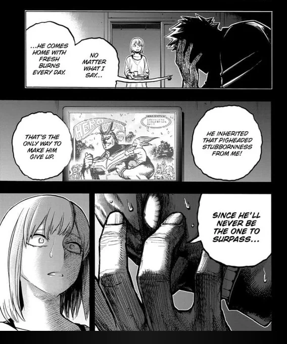 #mha301 so endeavor's idea of stopping touya is to have another child? and you can imagine, rei couldn't have said no, not really 