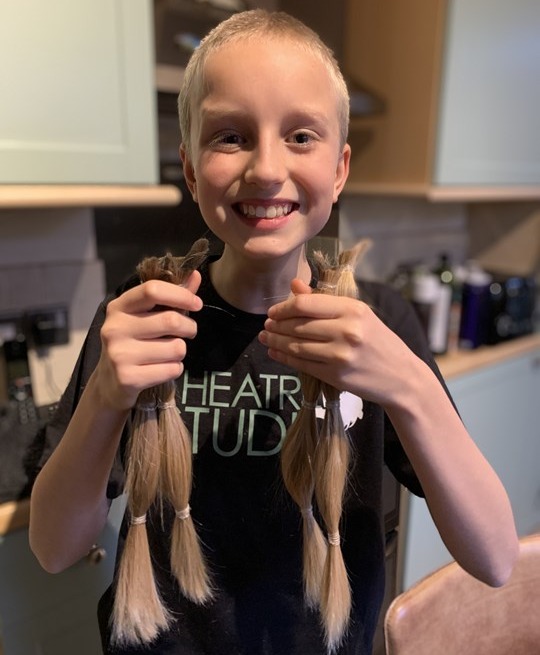 “Cancer is a horrible disease, causing suffering and heartache for a lot of people. I want to put a stop to it.” 12-year-old Kate shaved her head to fundraise for us, as well as donating her hair to the Little Princess Trust. She raised over £2,600! Huge well done, Kate 👏
