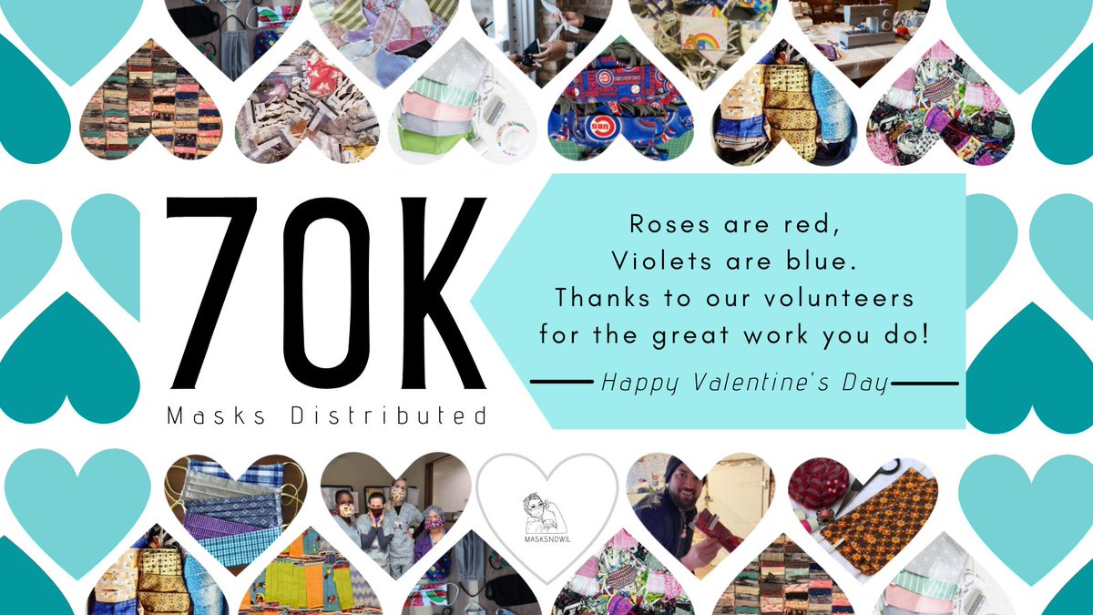 MasksNowIL's tweet photo. Each mask is made with lots of love from our volunteers, and we are so grateful for their dedication and support of this cause. We hope that our mask gives just a little hope to each and every person that receives them. โค๏ธ
@IMPACT4HC @masksnoworg @MamtaSwa @UniversalMaski2 https://t.co/UmD4uUBu1Y
