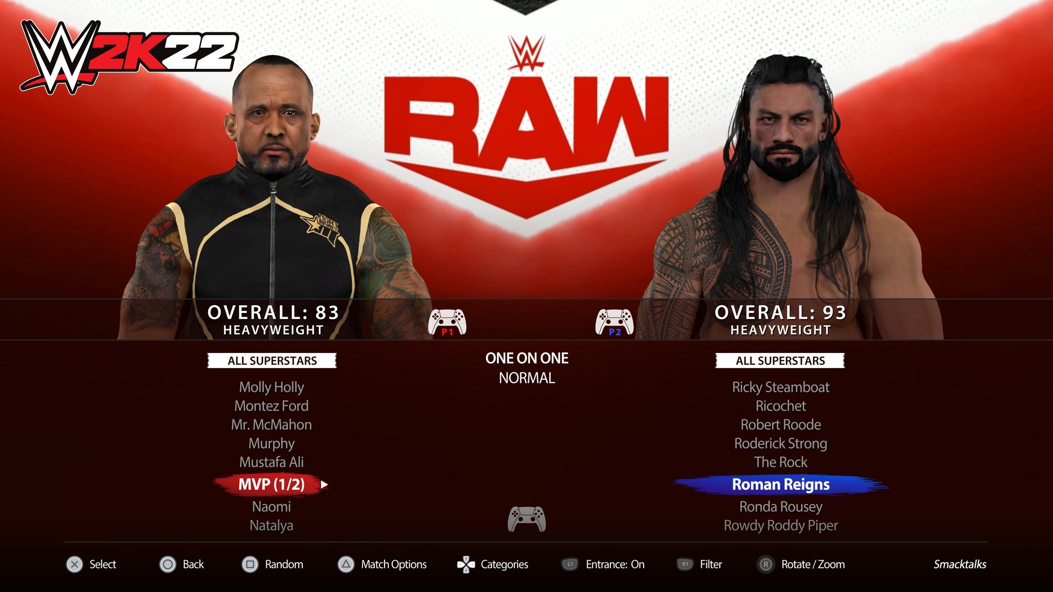 WWE 2K22 Mobile  Android Main Menu & Roster CONCEPT 