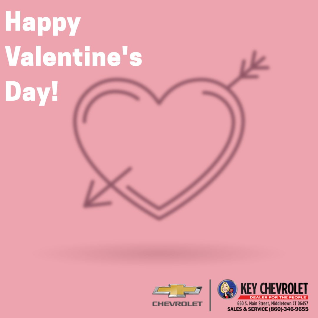 KeyChevroletCT's tweet photo. Wishing you all a Valentine’s Day filled with love from you friends at Key Chevrolet! https://t.co/4NxsBTpXlf