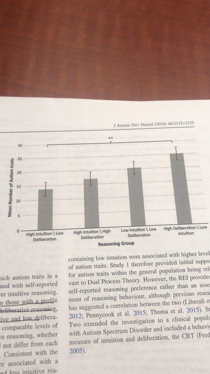 As I've been researching for my next book, i've been thinking Autism can best be summed up as a neurotype of very deliberative, detail-oriented processing, compared to what neurotypicals do, which is take things in holisitically, and follow fast intuition & heuristics