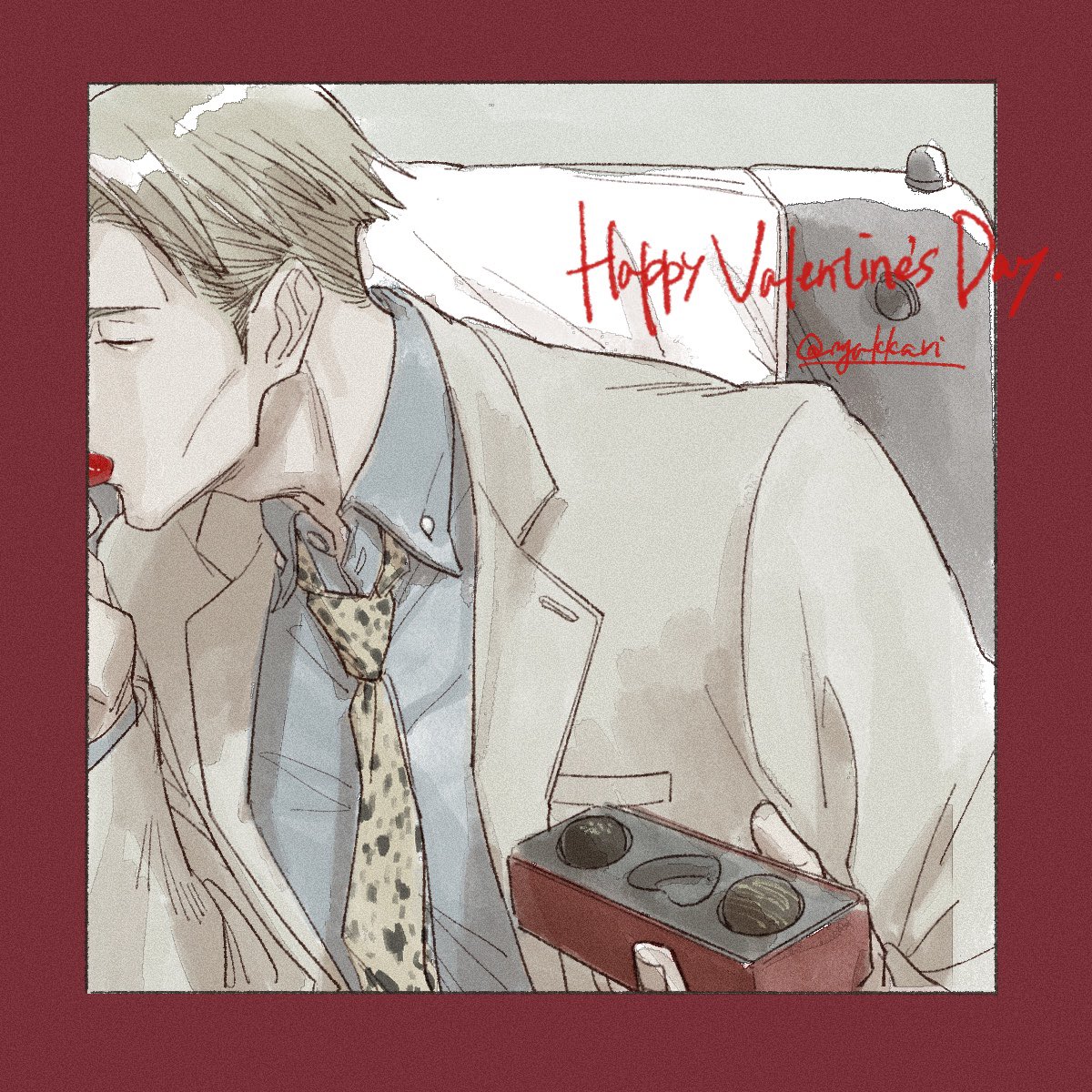 七海建人 「2月某日、新幹線にて
#じゅじゅプラス 」|꒷꒦aknk꒦꒦꒷のイラスト