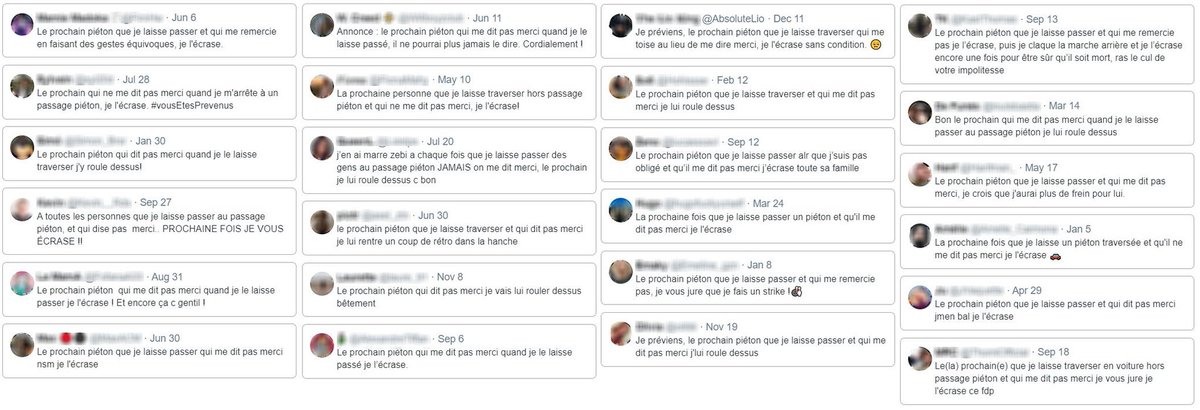 PietonParis's tweet photo. Ah oui et pour ceux qui pensent que je fais un foin pour 1 tweet de menace, c’est pas juste 1 tweet en fait, c’est une mentalité ⤵️ https://t.co/diWycaSbYX