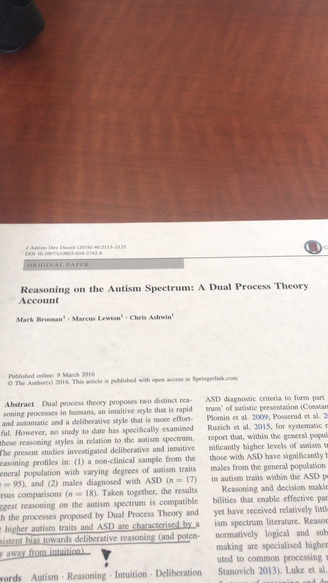 Here's the title and author of the article by the way. Away from a computer but i can type it up later.