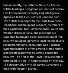 DejiAdesogan's tweet photo. NATIONAL SECURITY

Press Statement from Office of the National Security Adviser (NSA) on the Federal Government’s commitment to address multiple security threats facing Nigeria. Signed on 13th Feb 21. https://t.co/zV3fSzMgnz