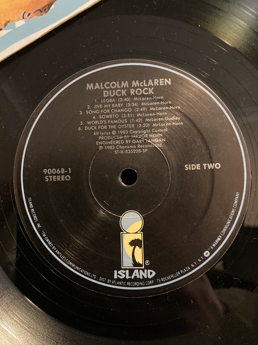 Classic Hip Hop Albums on vinyl  #62a Duck Rock. Man, this was a game changer. The artwork, the little descriptions and phrases, the Worlds Famous Supreme Team interludes, and Buffalo Gals - I remember hearing this (a bit late, in the mid-80s) like it was yesterday.