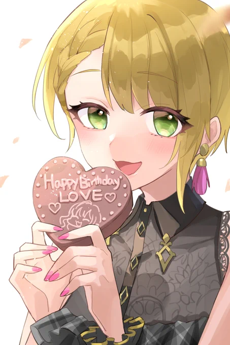 フレちゃんお誕生日おめでと!
Happy Birthday &amp; Happy Valentine❤️
#宮本フレデリカ生誕祭2021 
#宮本フレデリカ  #しきフレ 