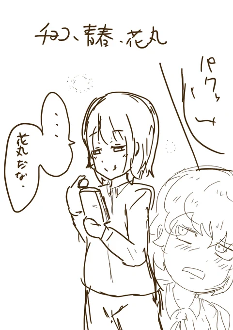 #ss_manga_diary
ツンデレちゃんからチョコを貰って花丸あげる先輩 