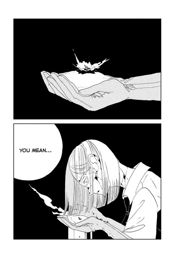 talking to a friend about hnk got me thinking about how much I adore how the manga uses body horror to show the mental deterioration of some of it's characters 