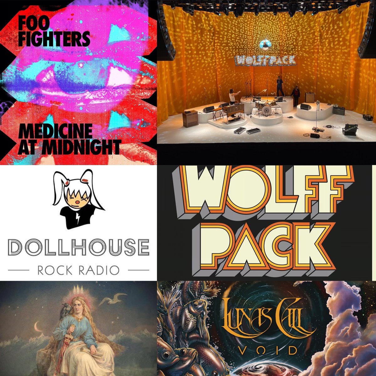 Tonight (6-8 pm CET) Wolffpack from DeWolff, Medicine at Midnight fromthe Foo Fighters, Solstfir, the Celler Twins and Dimaeon. That's not all! #Livestream #dollhouserocks Livestream: live.vibradio.nl @DeWolffMusic @foofighters @Dimaeon @solstafir @TheCellarTwins