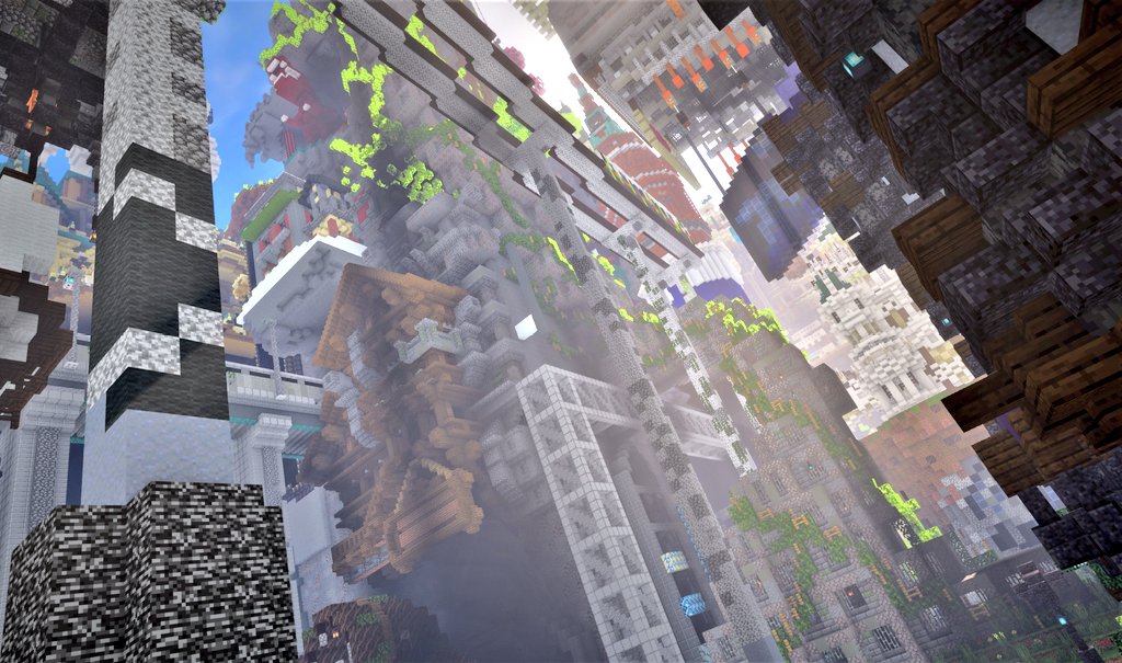 まっきぃ コロニー建築 新たな敷地を求めて自ら集合体を形成し群れのように拡大していく生物のような廃墟建築を作りました Minecraft違法建築イベ Minecraft建築コミュ T Co L4gpnkiouv Twitter