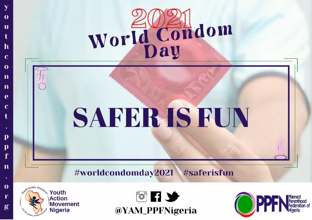 Good afternoon everyone you are all welcome to day 2 @ YAM_PPFNIGERIA tweet chat thank you for joining in 
It’s valentine season and it’s important that safe sex is practiced ,we will sharing our thoughts on often asked questions about Condom use #ValentinesDay #SaferisFun#