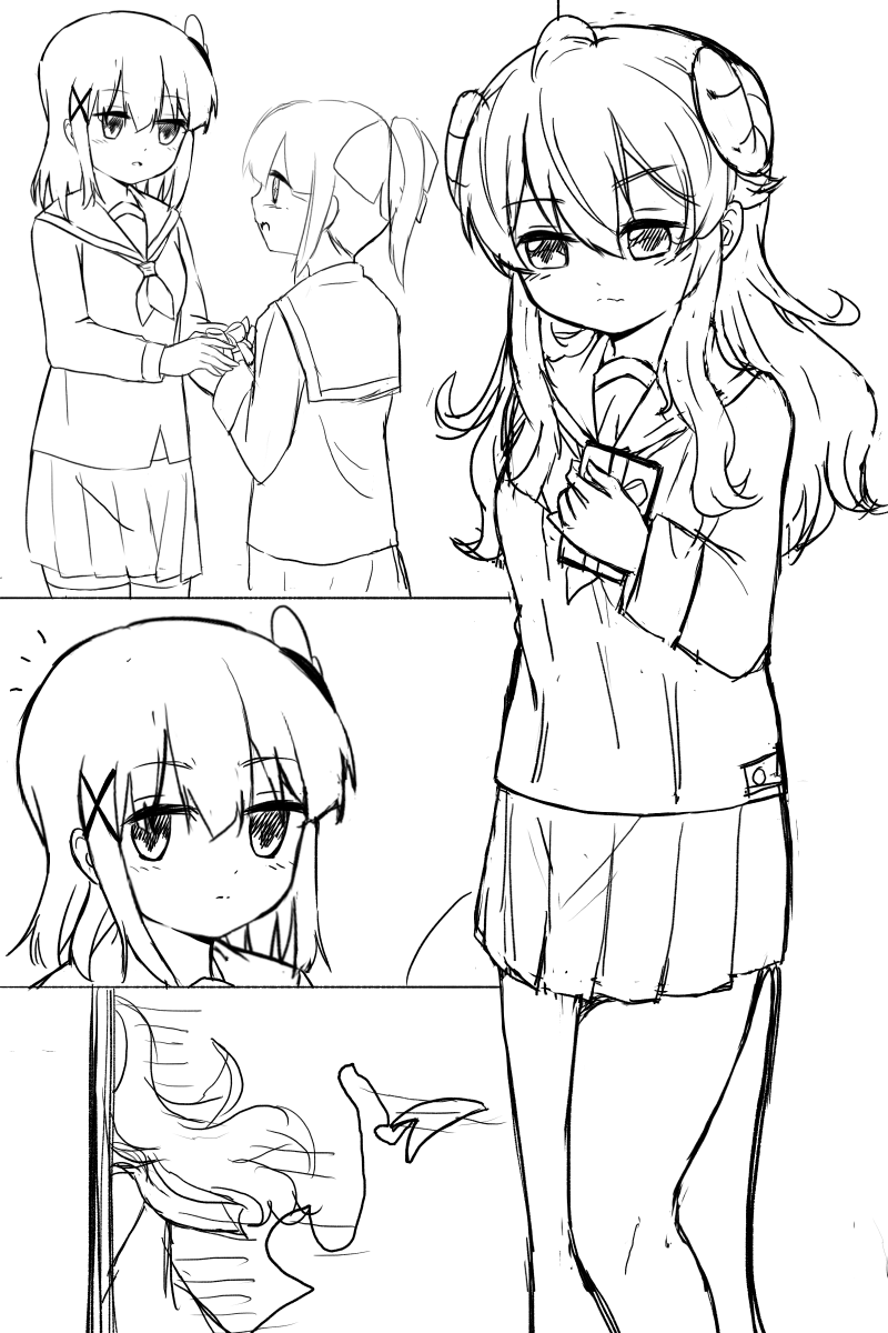 バレンタインで同担拒否してしまうシャミ子 