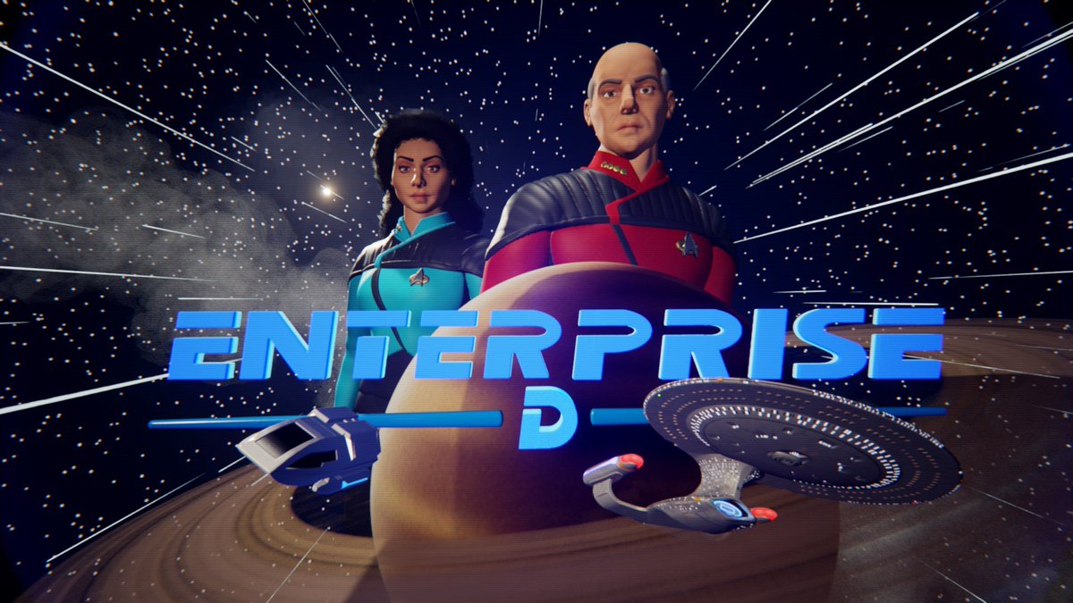 Project Enterprise-D in Dreams PS4 tweet media