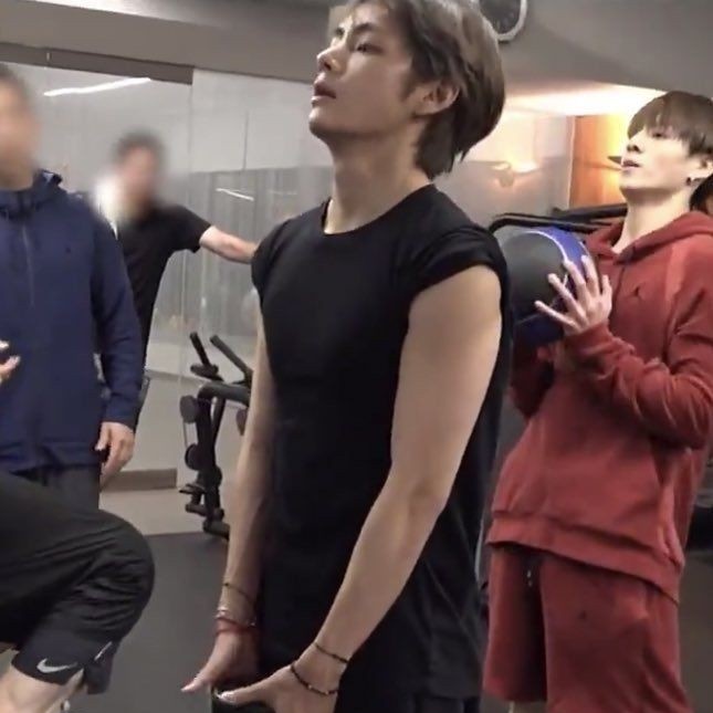 he'll let you to watch him working out.