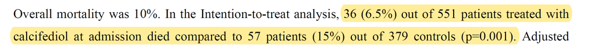 The paper is presented as a randomized trial of vitamin D supplementation in hospitalized patients with COVID. Interesting and important question! And the results appear dramatic: