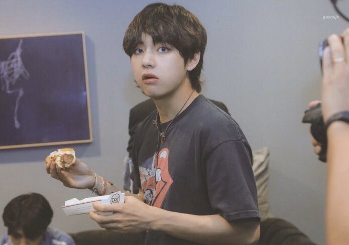 he loves to eat so let him be