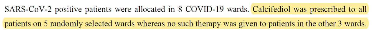 It took me a while to figure out why this was, then I saw in the text that INDIVIDUALS were not randomized, WARDS in the hospital were.