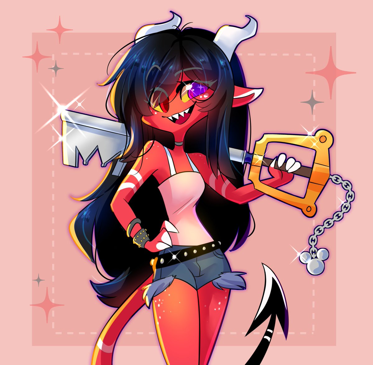 Posting this one by itself because i still really like how it turned out

#HazbinHotel #HelluvaBoss #hazbinhoteloc #impsona