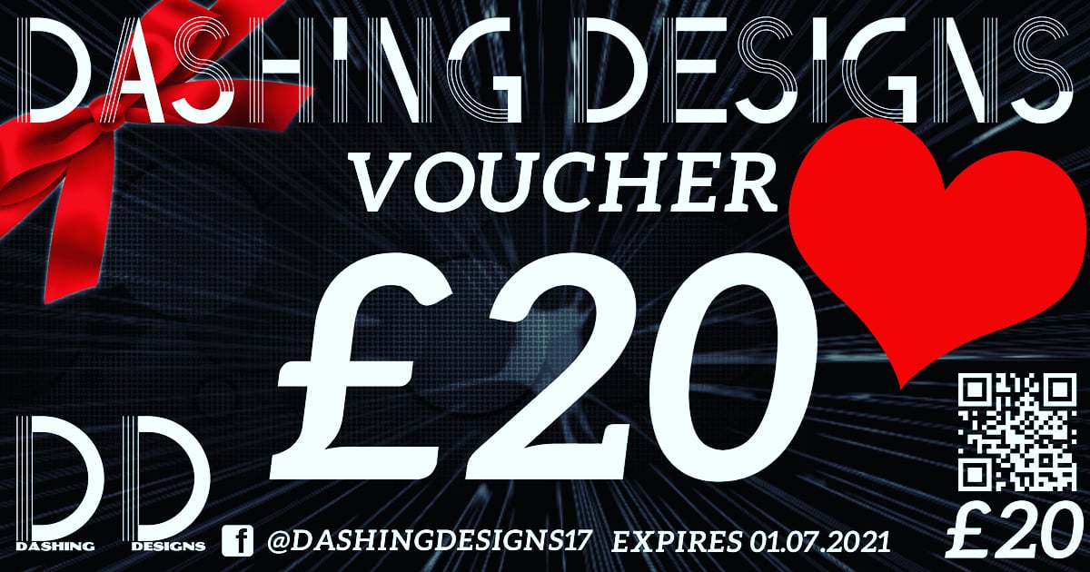 Happy Valentine's Day to all the couple's out there!

Don't forget we offer Vouchers here at Dashing Designs 

So why not get your loved one a truly unique gift.

#valentinesdaygift #dashingdesigns #design
🦓💜