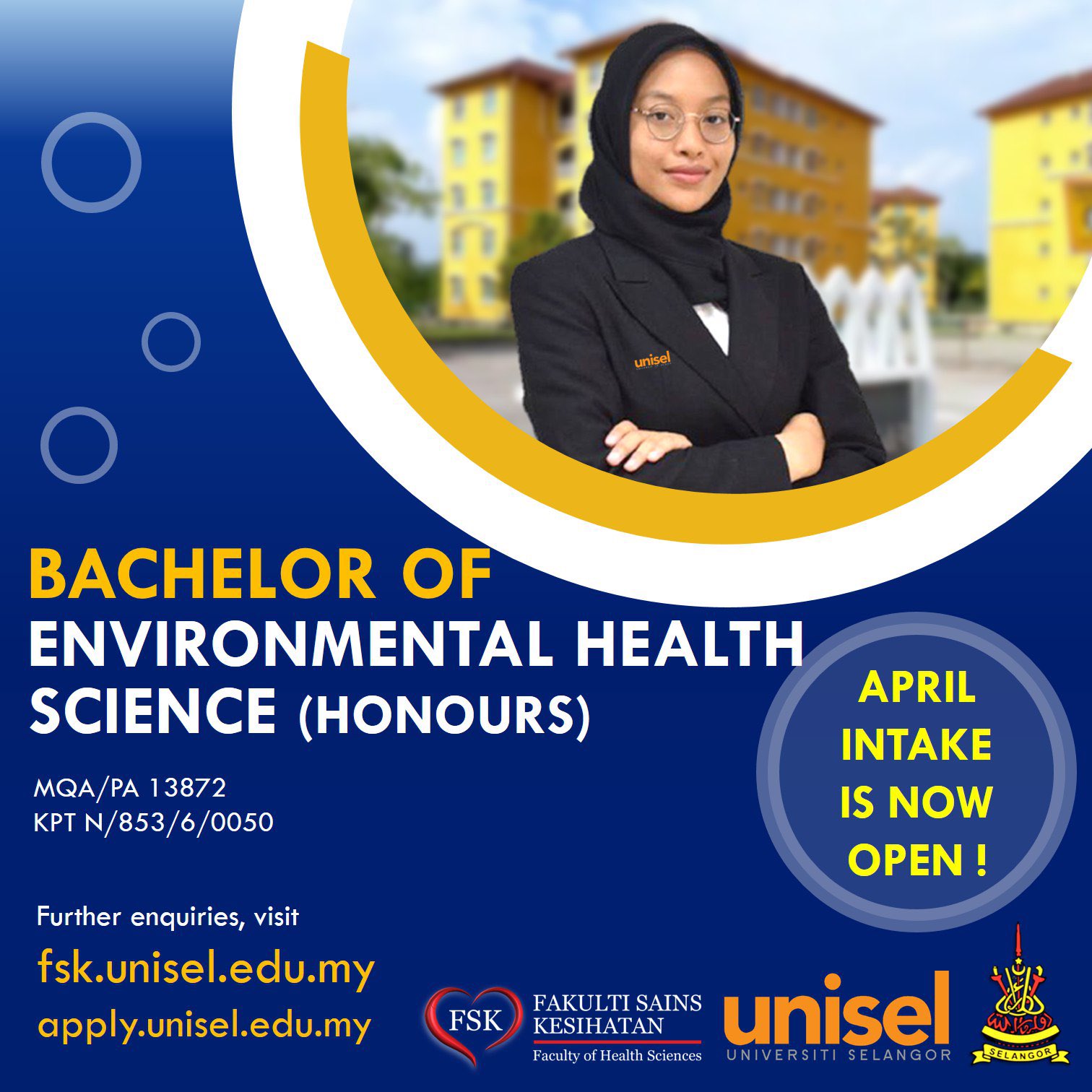 Keeper Unisel On Twitter April 2021 Intake Open Now Jom Join Kami Daftar Di Https T Co Hr3bzeqbao Atau Lawati Laman Web Kami Di Https T Co Uaoodnomto Https T Co G8tr8tfti6 Unisel Shahalam Kesihatan Kesihatanpersekitaran