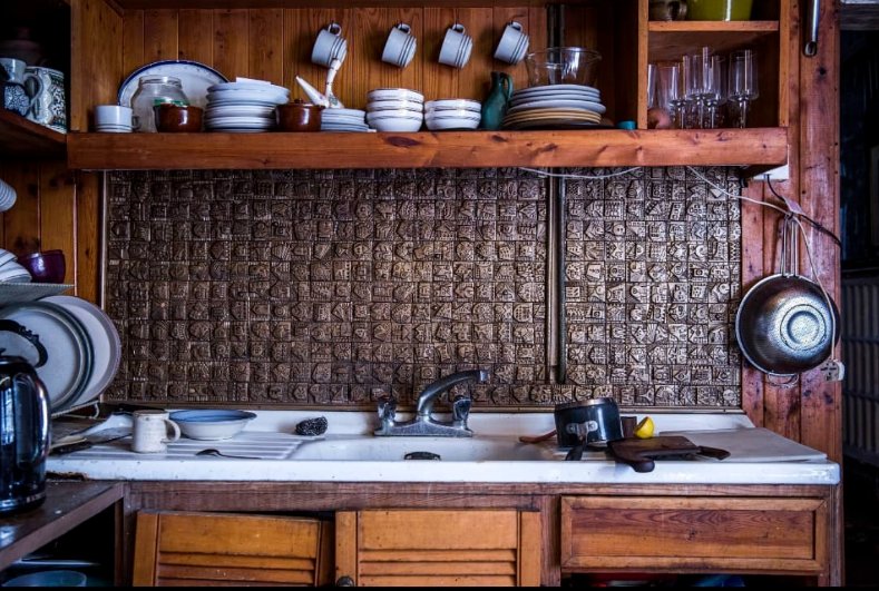 Ron Hitchins died in 2019 aged 98. He was a Chinese Lithuanian East Ender, who worked as a tailor, a coal miner, a flamenco dancer, & an abstract sculptor & ceramicist.His estate is selling off the contents of his house in Hackney - the photos of which are completely divine.