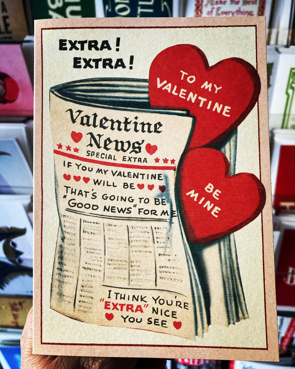 EXTRA! EXTRA! <a href="/TOWNthestore/">TOWN</a> is OPEN FOR CURBSIDE PICK UPS FROM 9am - 1pm TODAY, Sun. Feb.14!💗❤️💗
...for all your last minute love note needs. Order online at:  townthestore.com 💋#ValentinesDayCards #bloordale #Toronto