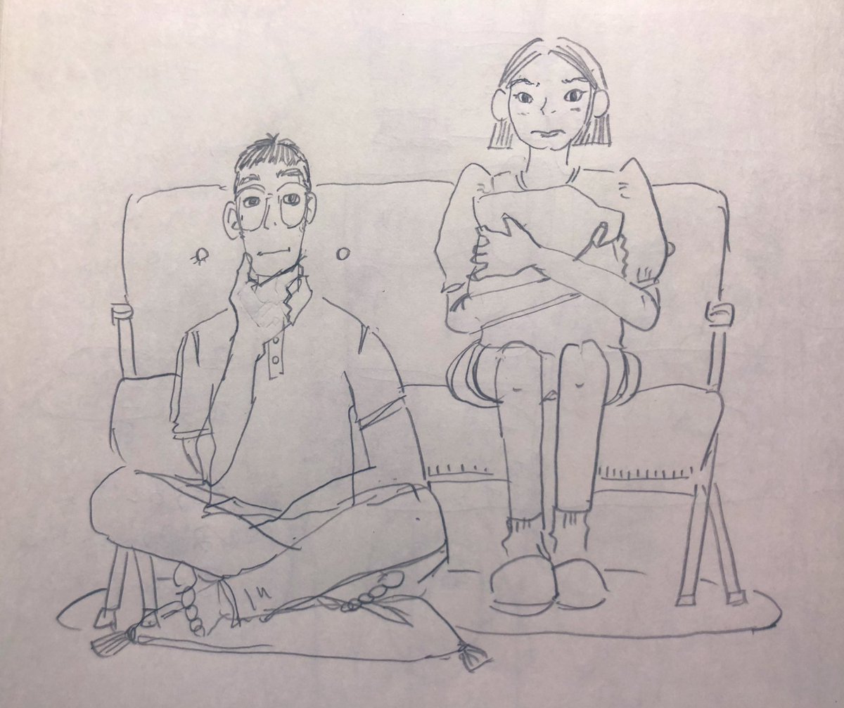 マッチングアプリで出会った男女についてマンガ描こうと考え中…。
女性キャラはエネルギッシュで人は好きだけど恋は不器用な感じ。
男性キャラは理性的で愛情深い感じ…。
初めてちょっと長めの男女のストーリーにチャレンジしてるので、どんなのが出来上がるのか自分でもわからなくて楽しみ!