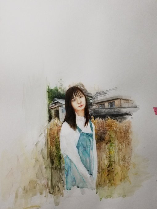 水彩パステルのtwitterイラスト検索結果