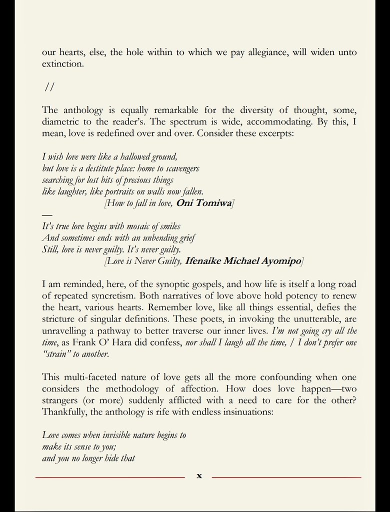pamilerinjacob's tweet photo. Wrote the Foreword to this lovely anthology compiled by @bardmus &amp; his team. Great work is being done yearly by Nigerian poets. 
We must preserve them!

The anthology features @UcheNdukaPoet  @ojo_poems @aremuadebisi_ @abiodun_toby @MartinsDeep1&amp; many more
https://t.co/Vhd2uZM4Fv https://t.co/35VNGBN3T1