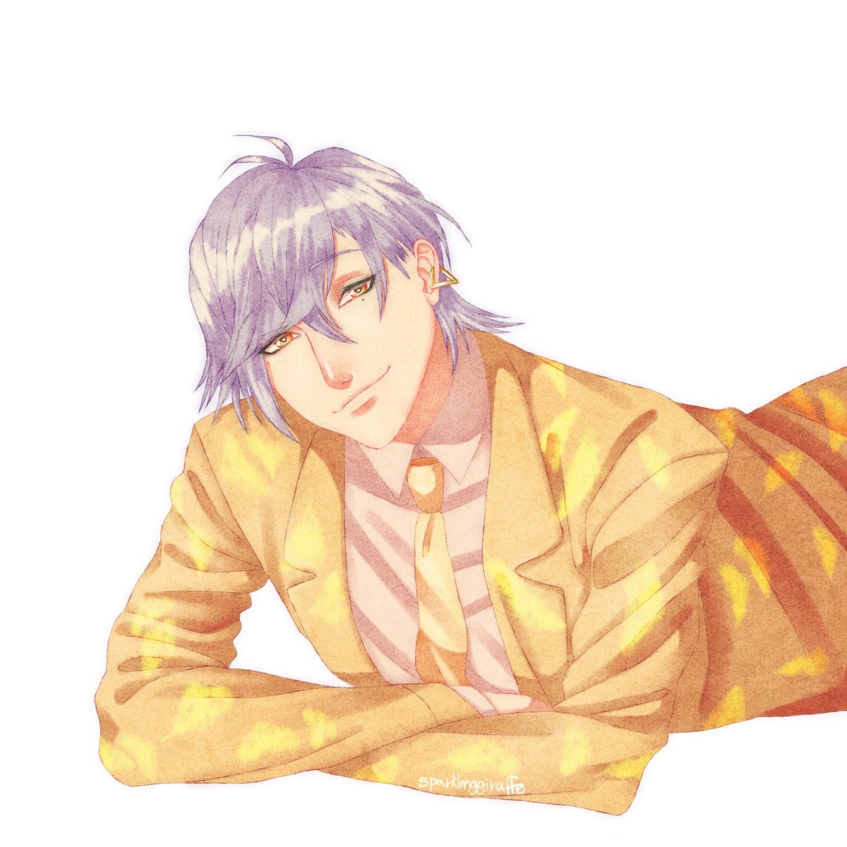sparkgiraffe's tweet photo. finished a drawing after 2 months finally!!!! coincidentally was on valentine's day. and it was a drawing of the love of my life. i think we should kiss.
#エースリー #a3game #斑鳩三角 https://t.co/PXjTN1n0OS