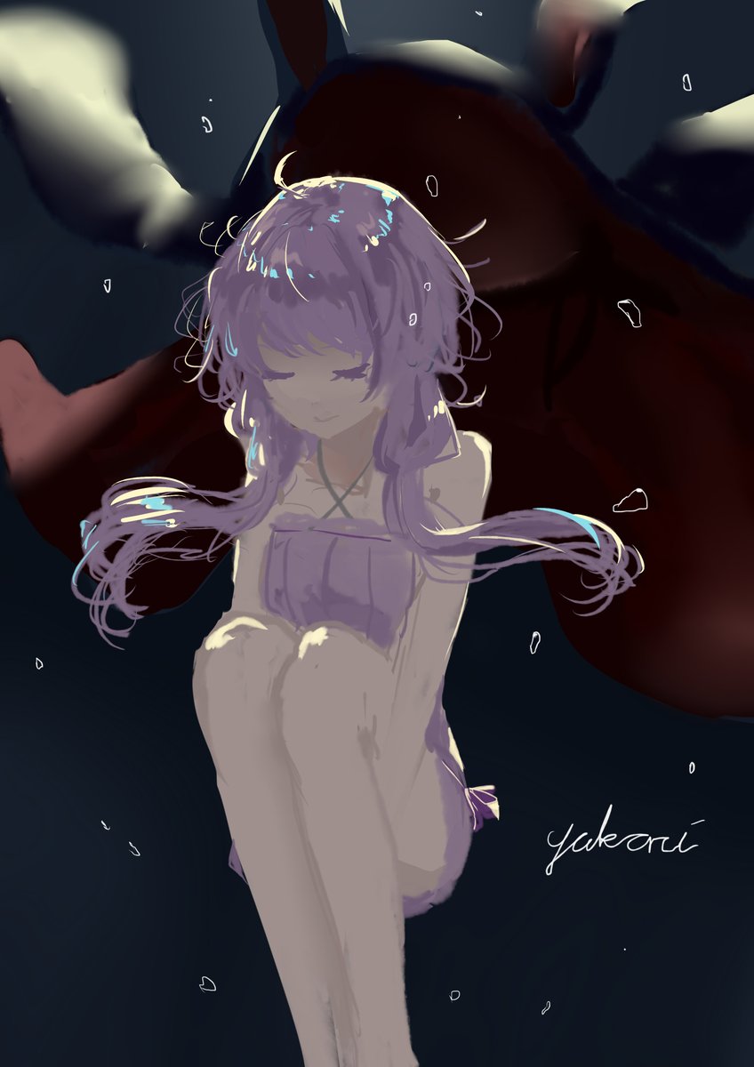結月ゆかり 「ゆかりさん 」|うりゅしい@個人勢社畜作曲絵描きバ美肉猫又Vtuberのイラスト