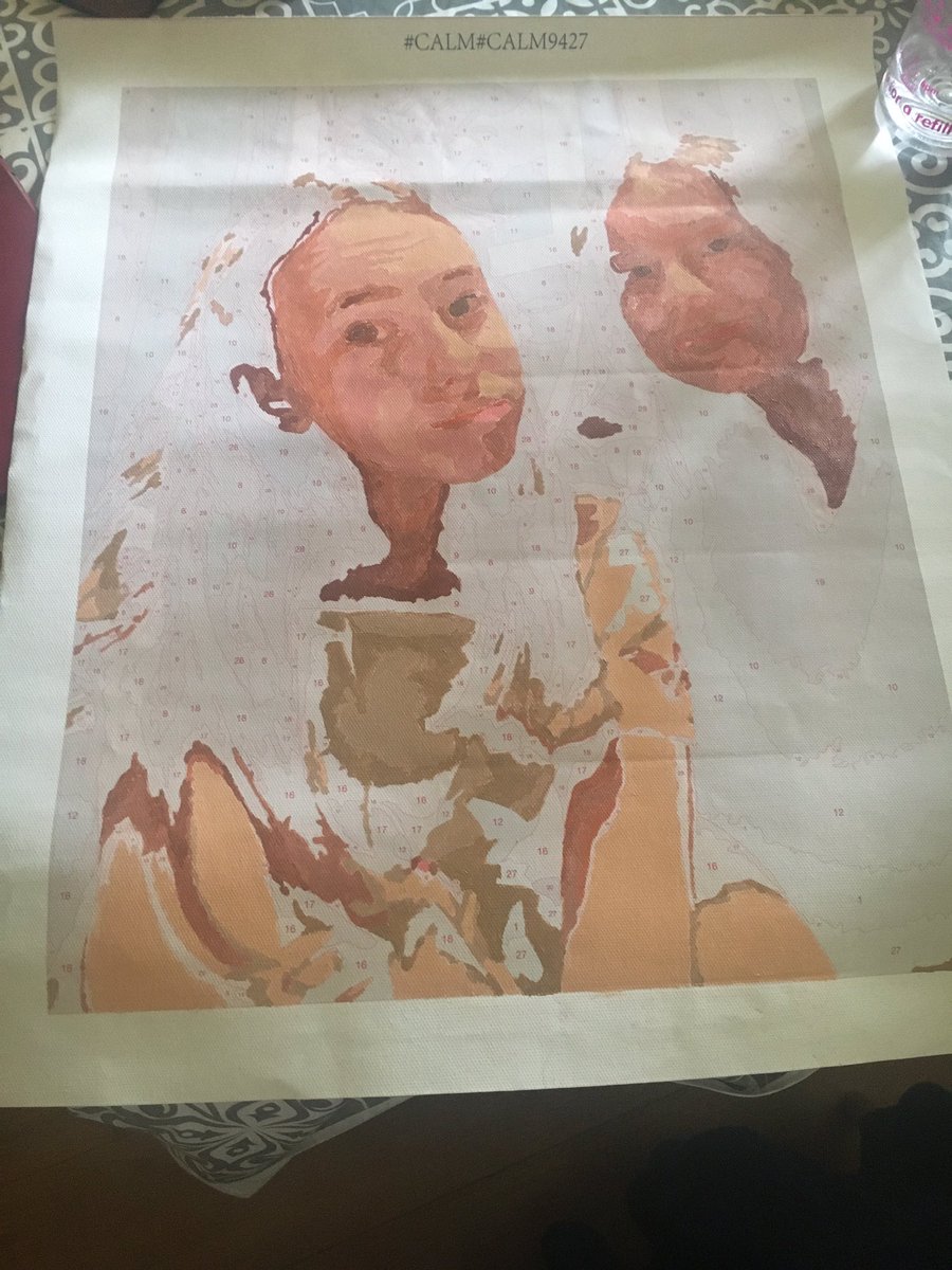 DebbieT_LOL's tweet image. #Colorandcalm - kept me busy this weekend #paintbynumbers #lockdown #staysafe