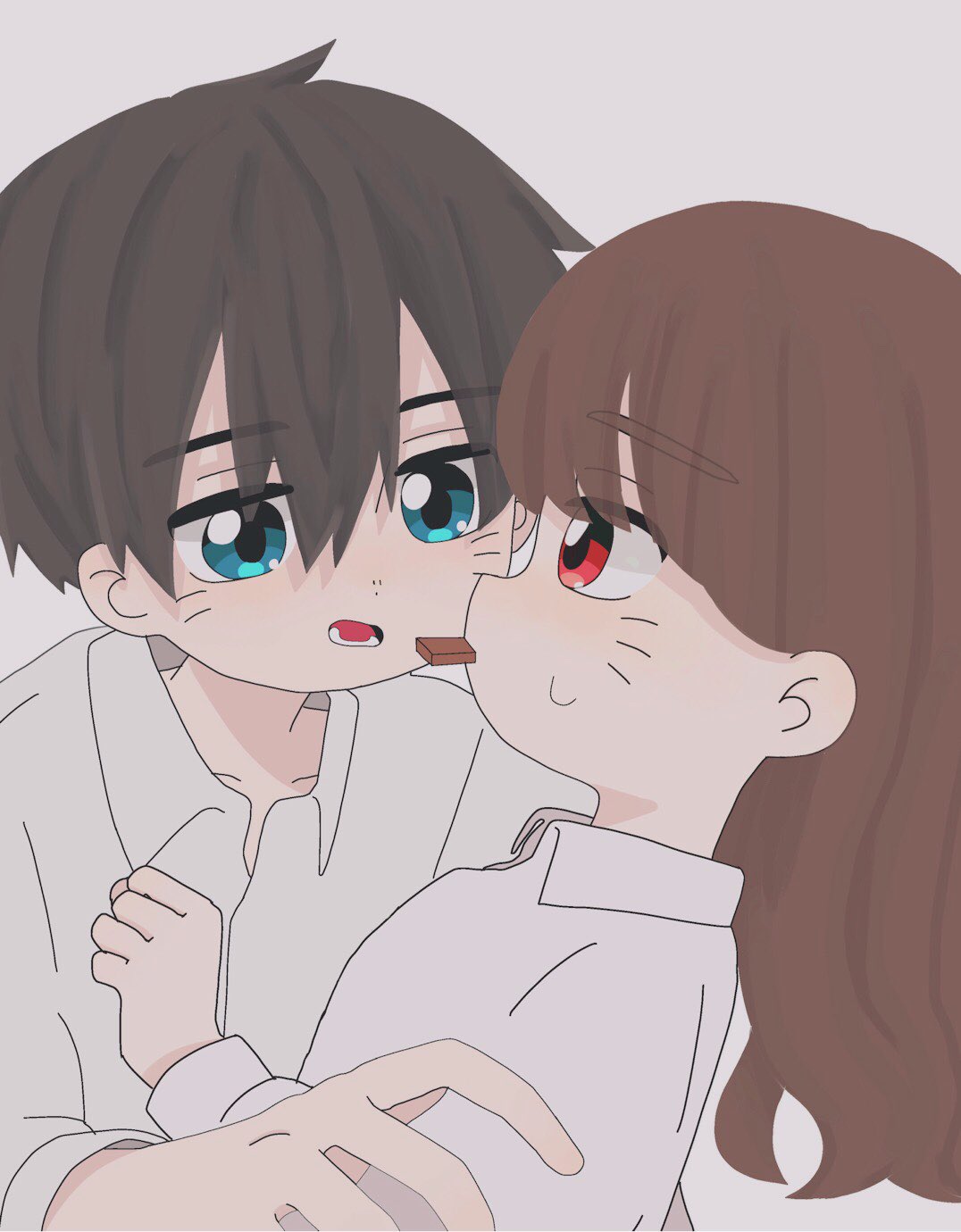 シロ ちょっと描いてて恥ずかしく なってきたけれど描き終えた 笑 ハッピーバレンタイン 絵 イラスト バレンタイン カップルイラスト T Co 2jkdxbdysh Twitter