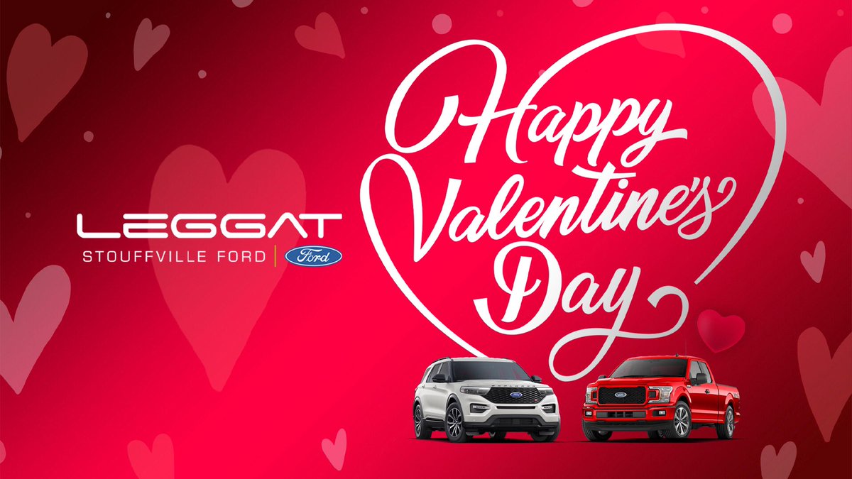 StouffvilleFord's tweet photo. Find your perfect match at Leggat Stouffville Ford! Happy Valentine’s Day!❤️

#HappyValentinesDay https://t.co/FobmfcocER