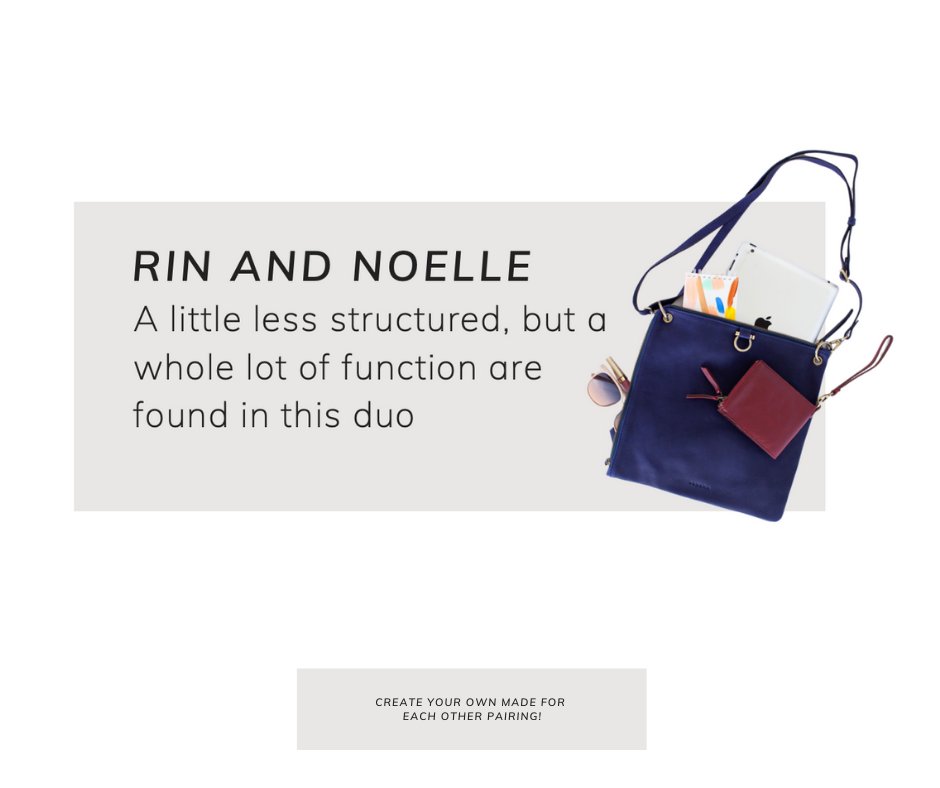 HAPPY VALENTINE'S DAY, LOVES! ♥️
These bags go together like X's &amp; O's 

Shop our perfect duos 👉 sapahn.com