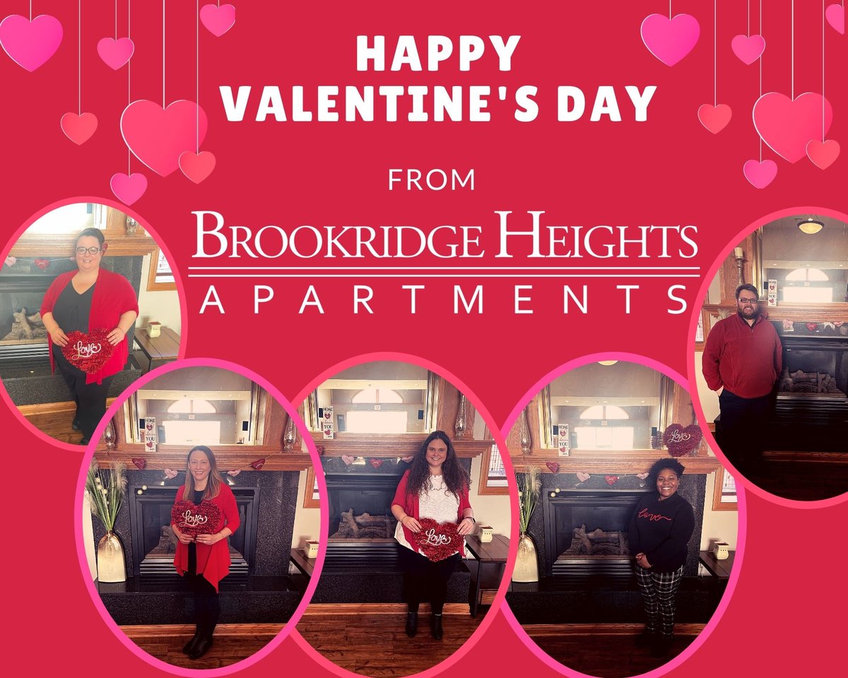 BrookridgeApt's tweet photo. Wishing everyone a Happy Valentine's Day from Brookridge Heights Apartments!💕💕 https://t.co/gRSZeTwyv5
