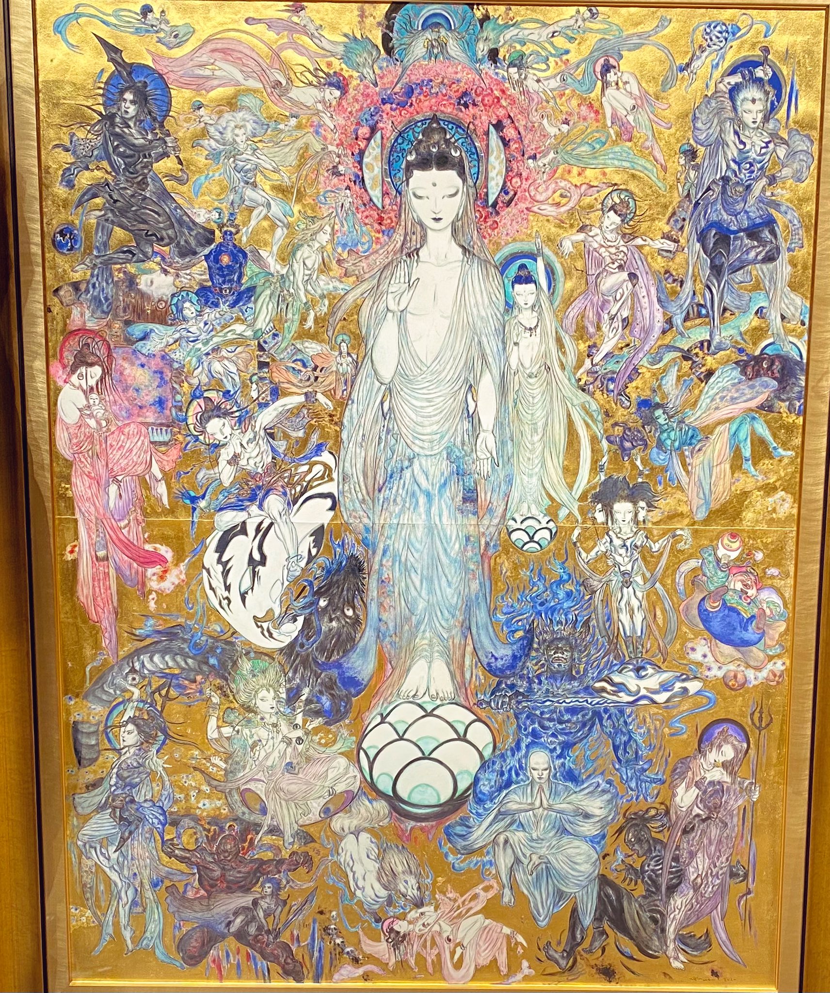 天野喜孝　法華経 法華経画」金箔風クリアファイル（21枚以上はこちら） | 天野