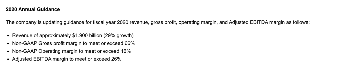 8/ Results vs. guidanceManagement issued yearly guidance for 2020 in Q3 2020Revenue +29% to $1.9 billion (actual +31% to $1.93 billion)Non-GAAP Gross margin 66% (actual 66.7%)Non-GAAP Operating margin 16% (actual 16.5%)