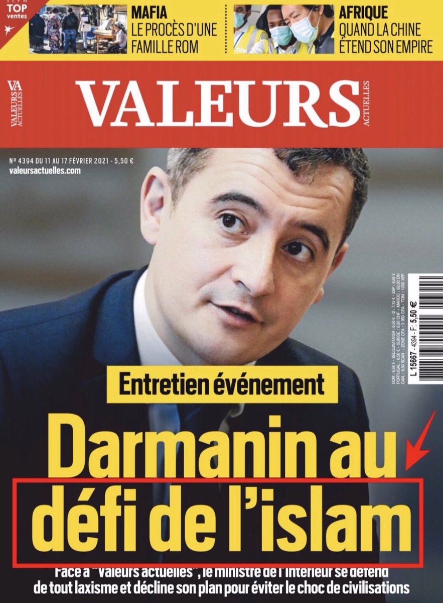 One of the things I’m most worried about in France is the rise in friends on the Left saying they won’t vote for Macron vs Le Pen in a runoff but abstain. How can I persuade them when the Interior Minister is giving interviews to a far right magazine on the “challenge of Islam”?