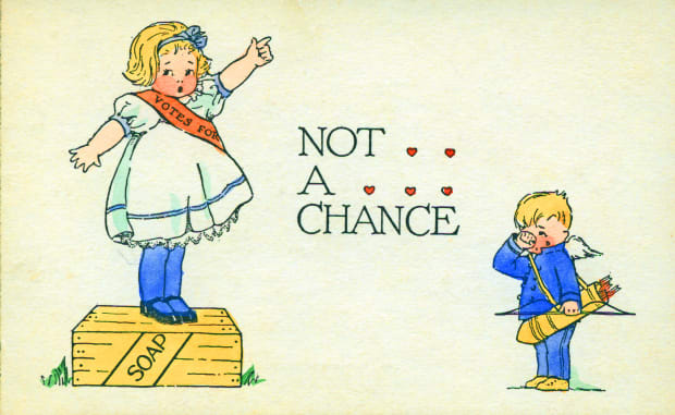 Because they were mailed anonymously, most senders of vinegar valentines faced few repercussions. Adding insult to injury, senders didn’t even foot the cost of postage.