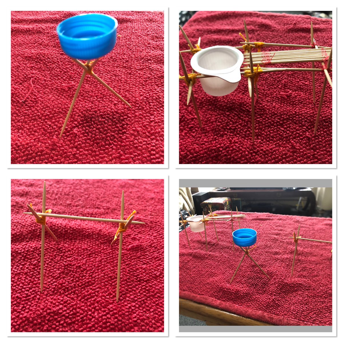 1stCressing's tweet photo. Some mini gadgets made after yesterday’s knot lesson #virtualcamp https://t.co/QoTzQk3XoG