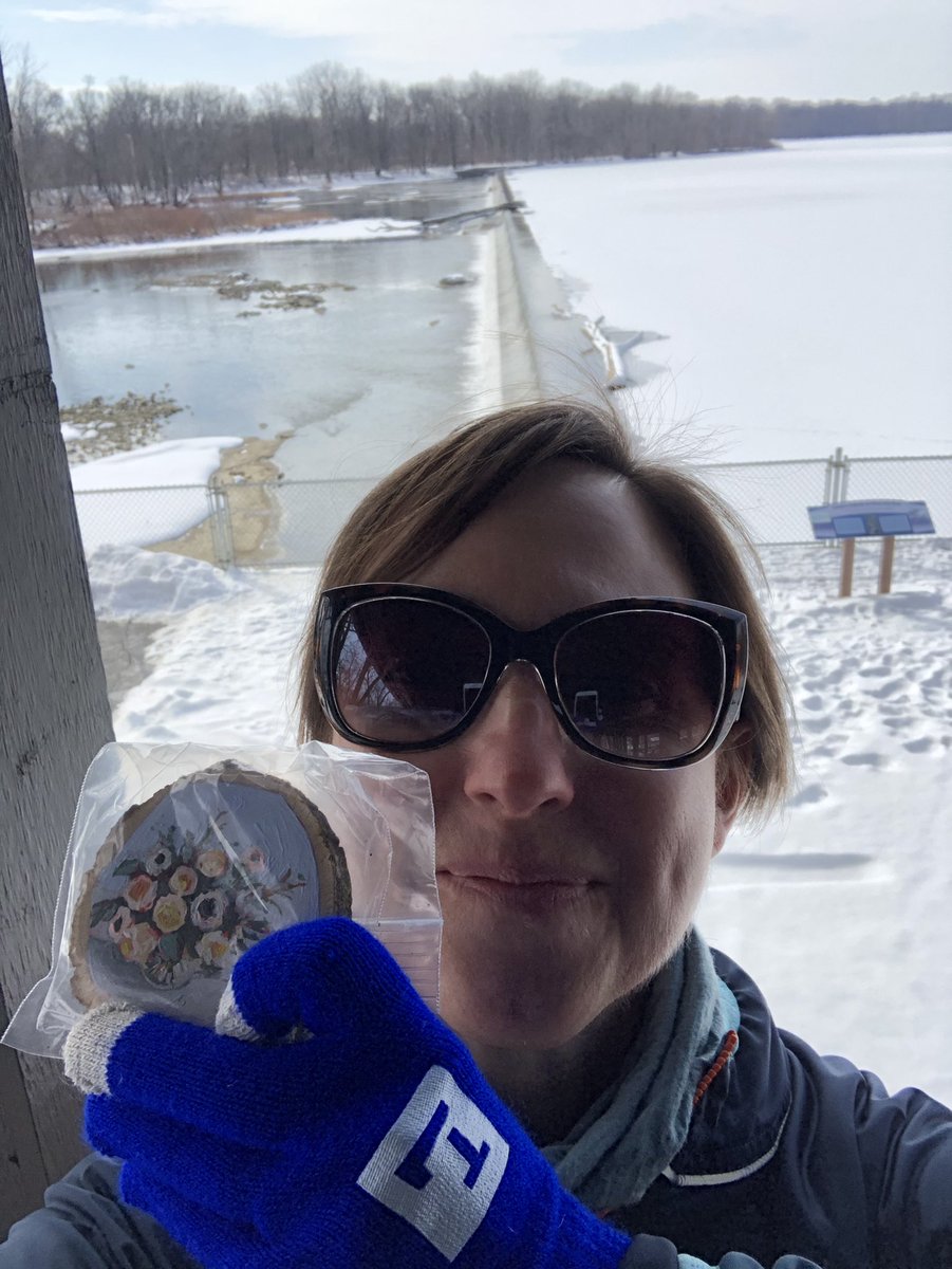 JDay419's tweet photo. Local artist Kati Kleimola hid her paintings at 14 different Metroparks this past Friday. I found 2, and put one back. So fun! #EmbraceTheElements419 #EmbraceTheElements Day 1 https://t.co/eMDGL3urOR
