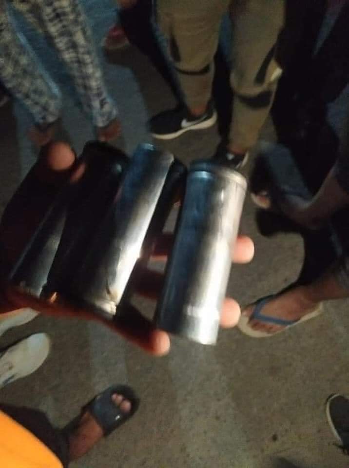 HtiRuk's tweet photo. Myitkyina
 The EPC office has collapsed.
 Shoot more than 60 shots.
 Seven journalists arrested.
 They were cruel to pull out the scouts by pretending to be a CDM.
 Be safe Myitkyina 🇲🇲
14.2.2021 11:30pm
#WeStandWithUSArmy
#RejectTheMilitary
#HearTheVoiceOfMyanmar https://t.co/Pu5Rzl3ng1