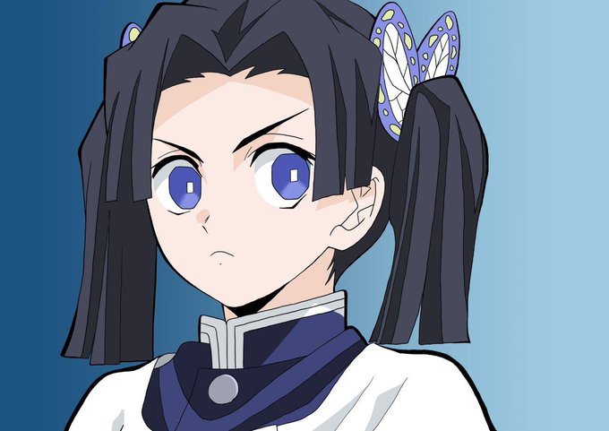 コロッケパン•改さんがTwitterに投稿した神崎アオイ(鬼滅の刃)のイラスト。