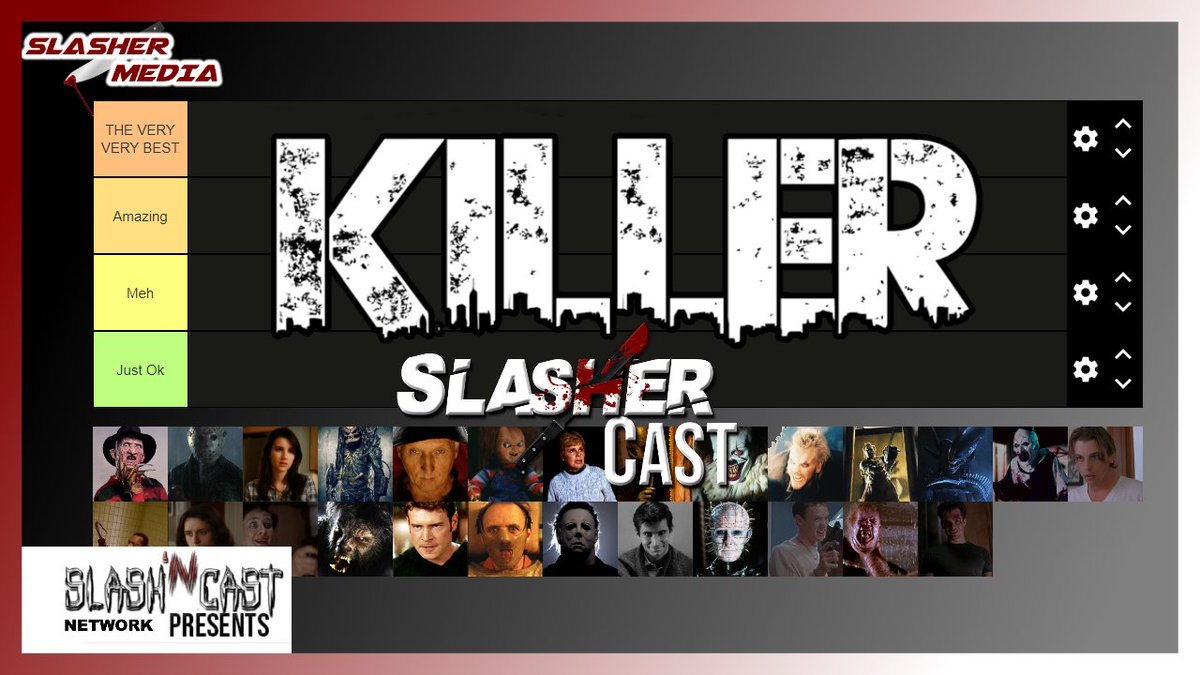SlasherMediaYT's tweet photo. The video verstion of our podcast Slasher cast is now up on the channel today we do a horror killer tire list enjoy 
https://t.co/G7n9rQjXFv
Pod brought to you by
@SlashNCast @SnCNetwork 

#SlasherCastPodcast #SlasherMedia #HorrorCommunity #HorrorYouTuber https://t.co/wsxHlpFacb