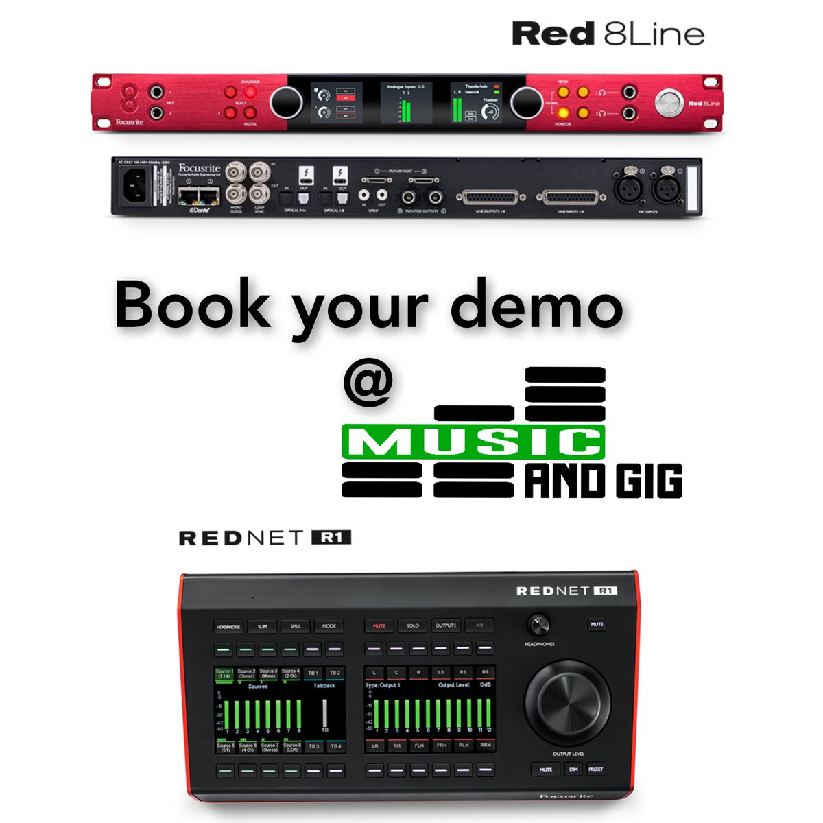 Musicandgig's tweet photo. #dante #FocusritePro #focusrite #avio #studio #livetour #theater #AoIP #prodealer https://t.co/MXFfgMRnOi